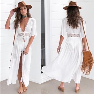 BRAND NEW Chiffon Swimsuit Cover Up Dress